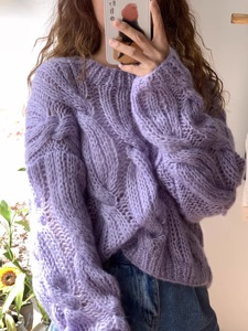 Nouveau design tendance : Cardigan décontracté en coton tricoté à la main pour femme enceinte – <span class=keywords><strong>Pull</strong></span> d'hiver pour vêtements <span class=keywords><strong>de</strong></span> maternité - Product Image 5