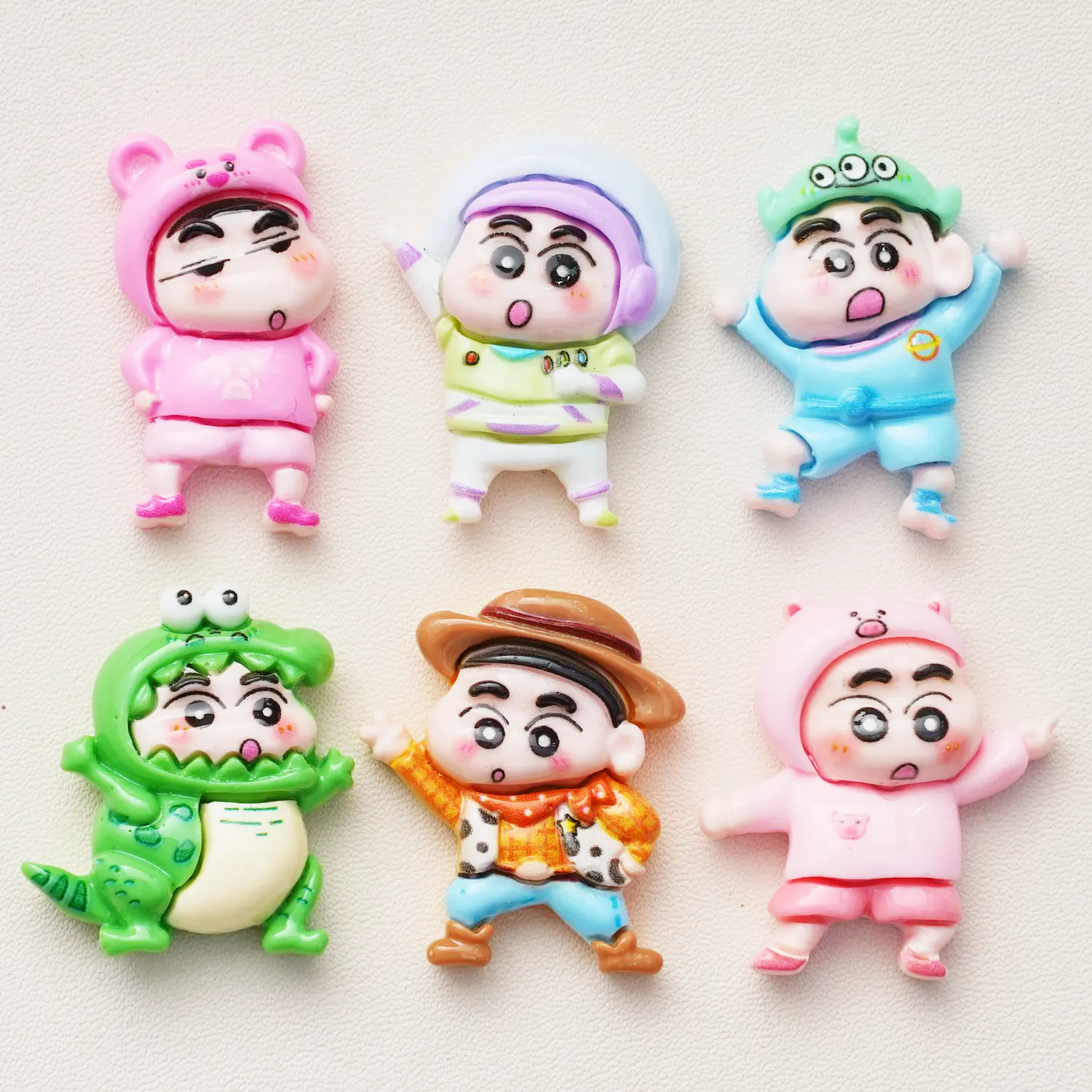 Wholesale Kawaii Cartoon Resin Accessories For Diy Phone Case Key Chain Making