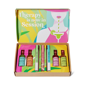 Le coffret cadeau Margarita Therapy de 7 pièces comprend 3 saveurs de sel et 4 saveurs de cocktail Margarita avec emballage cadeau - Product Image 4