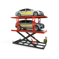 Plateforme élévatrice de stationnement SolidParking 5 tonnes à ciseaux double étage, entraînement hydraulique, durée de vie 10 ans, pour garage