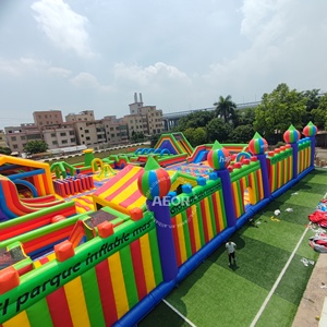 Công Viên Bơm Hơi <span class=keywords><strong>Funbox</strong></span> Lớn Giảm Giá Sốc Lâu Đài Nảy Bouncy Lâu Đài Nhảy Bơm Hơi Khổng Lồ 15ft Biệt Thự Trượt Vườn Thú Bơm Hơi - Product Image 4