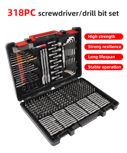 Juego <span class=keywords><strong>de</strong></span> brocas helicoidales Hss <span class=keywords><strong>de</strong></span> 318 Uds., Kit combinado <span class=keywords><strong>de</strong></span> madera plana, broca <span class=keywords><strong>de</strong></span> punta <span class=keywords><strong>de</strong></span> madera, taladro <span class=keywords><strong>de</strong></span> mampostería, juego <span class=keywords><strong>de</strong></span> brocas <span class=keywords><strong>de</strong></span> destornillador - Product Image 5