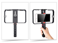 3 Supports De Chaussures froides Portable Téléphone Vidéo Stabilisateur Poignée Smartphone Vidéo Plate-Forme pour Téléphone Sous 6.6 pouces