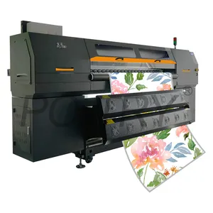 PO-TRY高精度1900毫米打印宽度织物印刷机15打印头升华打印机