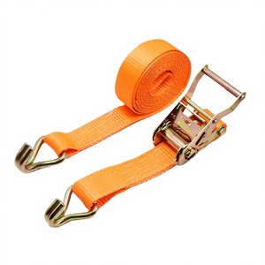 Sangle d'arrimage à <span class=keywords><strong>cliquet</strong></span> E-track 12 pieds jaune 50 mm/2 pouces 2500 livres Sangle de tension de chargement en polyester certifiée CE JIAWEI JW-A025 - Product Image 4