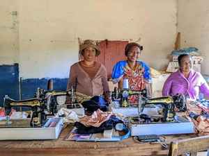 Bolso Tote Rabane Raffia Urban Simplicity, Forro Penja, Cierre de Botón, Algodón, Venta al por Mayor - Product Image 3