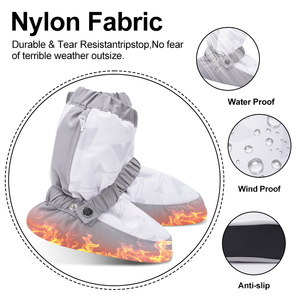 Stivali riscaldati ricaricabili personalizzati per uomo donna scarpe termiche per interni esterni per scarpe invernali riscaldate elettriche - Product Image 2