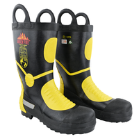 ANBEN FIRE Bottes de pompier de sécurité ignifuges de haute qualité en acier résistant aux chocs et à l'isolation thermique