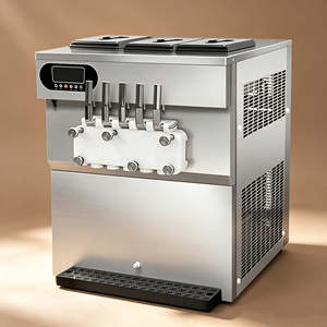 Máquina de Helado Suave de Cinco Cabezas para Tiendas de Té con Leche, Ahorradora de Energía, Equipo para Helados - Product Image 4
