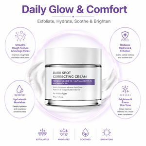 Crema Facial OEM ODM para Desvanecer Manchas Oscuras, Pecas, Imperfecciones, Pigmentación, Reafirmante, Hidratante, Niacinamida, Antienvejecimiento, Arbutina, Ácido Tranexámico - Product Image 3