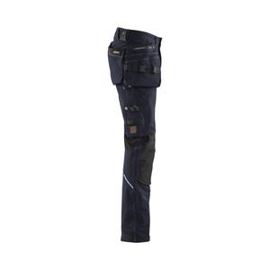 BLAKLADER - 199816448699C56 Pantalones artesanos elásticos en 4 direcciones X1900 Azul marino oscuro/Negro-PANTALONES DE TRABAJO EAN 7330509686485 - Product Image 5