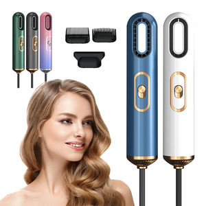 2024 New Arrival Portable 3 in 1 Ion Hair Dryer Brush With Hair Straightening and Hot Air <b>Comb</b> Functions for Household - Product Image 1