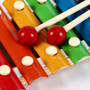 Wholesale Orff Percussion <b>Instrument</b> 8 Notes Portable Rainbow Glockenspiel Xylophone <b>Musical</b> Percussion <b>Instrument</b> for Kids - Product Image 3