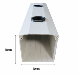 Sistema NFT a Canali, Sistema Idroponico Indipendente, Canale in PVC 100*50mm, Tubo NFT, Tavolo Idroponico per Coltivazione di Verdure Indoor - Product Image 3
