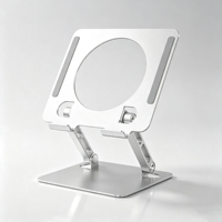 Support de tablette et d'ordinateur portable en aluminium réglable et flexible à usage commercial avec stabilisateur portable pour bureau, anti-corrosion
