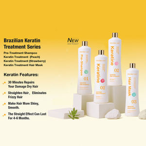 <span class=keywords><strong>Tratamiento</strong></span> profesional <span class=keywords><strong>de</strong></span> queratina para el cabello, 1000ml, aroma <span class=keywords><strong>de</strong></span> fresa, queratina alisadora <span class=keywords><strong>de</strong></span> cabello brasileño puro - Product Image 2