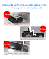 Mesin Pemisah LCD TBK578 untuk Ponsel dan Tablet, Layar Lurus dan Lengkung, Mini TBK 578 Freezer LCD Separating Machine