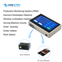 Ordinateur embarqué ET400S avec écran tactile capacitif, scanner de codes QR sans fil, Wi-Fi double bande, machine industrielle de comptage et de rapports de travail