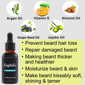 Kit de <span class=keywords><strong>cuidado</strong></span> de la <span class=keywords><strong>barba</strong></span> para hombre, conjunto de aceite y bálsamo, bolsa de viaje para regalo, Kit de crecimiento de la <span class=keywords><strong>barba</strong></span> con logotipo personalizado, venta al por mayor - Product Image 5