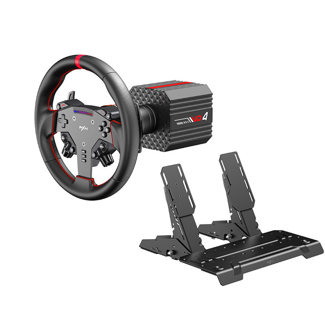 With 4nm Steering Force Feedback Simulator Pxn-vd4 Racing Steering Wheel For Games Pxn Vd Series Direct Drive Servomotor For Pc