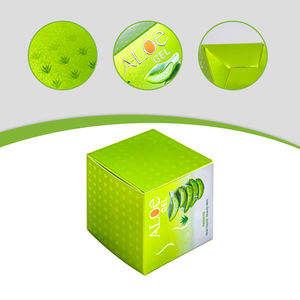 Boîtes d'emballage cosmétiques en papier gaufré vibrant avec doublure en éponge pour soins de la peau, <span class=keywords><strong>gel</strong></span> d'<span class=keywords><strong>aloe</strong></span> <span class=keywords><strong>vera</strong></span>, crème pour le visage - Product Image 2