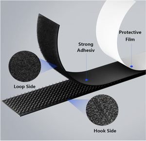 Bande auto-agrippante en nylon injecté résistante aux hautes températures, Velcro adhésif - Product Image 2