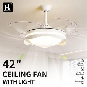 42 Inch <b>Smart</b> Remote Control Modern Led Lamp <b>Ceiling</b> <b>Fan</b> with Light and Remote DC Motor - Product Image 2