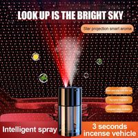 Diffuseur d'arômes solaire portable pour voiture, support de parfum solide moderne, désodorisant
