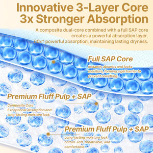 Tã người lớn Kaida Pull-Up in hình dễ thương, thoáng khí, hữu cơ, chống thấm, cỡ trung, dành cho nữ, thị trường Ý - Product Image 3