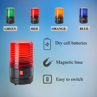 Feux d'avertissement d'urgence à haute intensité, fonctionnant sur batterie, avec base magnétique
