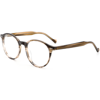 Monture de lunettes optiques rondes rétro de haute qualité Elan Optical YB6609, unisexe, en acétate, lunettes optiques écologiques, fourniture directe d'usine