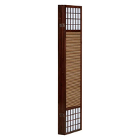 Écran moderne mobile en bambou Écran Paravan de confidentialité écologique Écran de séparation de pièce Écran décoratif d'intérieur