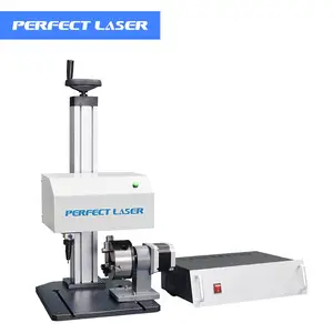Perfect Laser heißes Angebot automatische flache und 360 Rotations-Markierungsmaschine Punkt Peen-Markierungsmaschine auf Metallen und harte nichtmetall-Etiketten