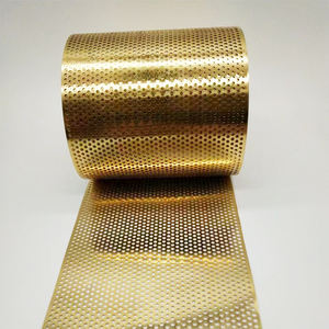 Paneles de Lámina Metálica Perforada de Latón Ultrafino WELAND, Rejillas Decorativas Tejidas, Malla de Alambre, Malla de Alambre de Acero Perforada - Product Image 1