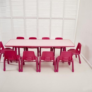 Plateau de table en plastique durable pour maternelle  Mobilier scolaire sécurisé pour enfants avec dimensions personnalisables - Product Image 3