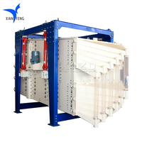 Séparateur de boues robuste à tamis oscillant carré automatique avec moteur ABB et roulement pour la déshydratation des boues minérales et la production de sable
