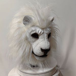 Nouveau <span class=keywords><strong>Masque</strong></span> de <span class=keywords><strong>Lion</strong></span> Animal Sauvage Deluxe, <span class=keywords><strong>Masque</strong></span> de Fête Amusant et Réaliste de Tête Entière de <span class=keywords><strong>Lion</strong></span>, Accessoire de Cosplay Animal Nouveauté pour Halloween pour Adulte - Product Image 2