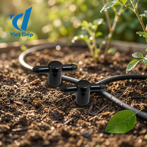 Distributeur goutte-à-goutte multi-voies en plastique vierge Viet Drip 5 mm, raccord cannelé pour tuyau d'irrigation agricole en PEBD 1-4 bars, éco - Product Image 3
