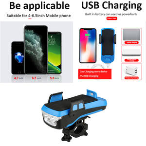 4 modos <span class=keywords><strong>de</strong></span> luz <span class=keywords><strong>de</strong></span> <span class=keywords><strong>la</strong></span> bicicleta <span class=keywords><strong>de</strong></span> ciclismo titular <span class=keywords><strong>de</strong></span> teléfono Faro <span class=keywords><strong>de</strong></span> bicicleta soporte para teléfono móvil USB recargable soporte <span class=keywords><strong>de</strong></span> bicicleta <span class=keywords><strong>de</strong></span> <span class=keywords><strong>la</strong></span> lámpara frontal - Product Image 5