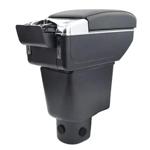 Vtear For Honda BRV armlehne leder USB interface lagerung box rot gewinde auto-styling innen ABS arm rest zubehör 15-18