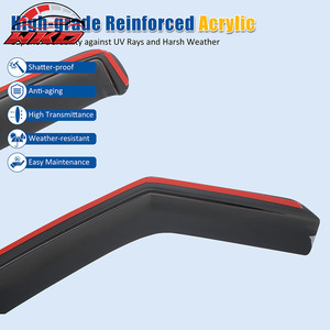 Viseras para Ventanas de Toyota Tacoma 05-15, Doble Cabina, Acrílicas, Protección Contra la Lluvia - Product Image 4