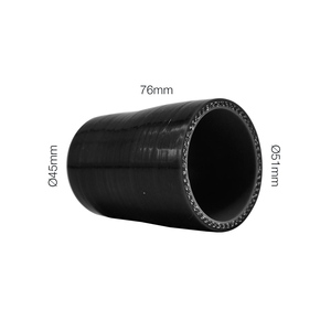 Tubo di Aspirazione dell'Aria Dritto Riduttore ID 45-51mm L 76mm - Product Image 1