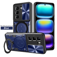 Étui de téléphone portable Transsion Infinix HOT60Pro & HOT50i avec design animal, support magnétique invisible, dissipation de chaleur