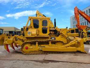 รถดันดิน CAT D7G มือสอง สภาพดี ประสิทธิภาพสูง ชั่วโมงการทำงานต่ำ เครื่องยนต์และระบบไฮดรอลิกเดิม พร้อมจัดส่ง - Product Image 3