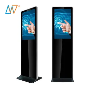 Lcd digital adveris touchscreen info kiosk android 32 zoll boden stehen display maschine
