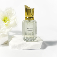 Flacon en verre pour fabricant de parfums, bouteille d'huile essentielle 30ml 50ml 100ml, atomiseur de parfum, flacon de parfum unique en verre rayé
