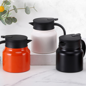 Jarra de café térmica de acero inoxidable de 34oz, termo aislado al vacío, botella de agua para bebidas calientes/frías - Product Image 2