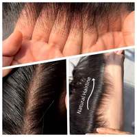 Pelucas de Cabello Humano Virgen Natural Liso Extremo con Encaje Frontal HD 13x6 Pre-cortado sin Pegamento, Pelucas de Cabello Humano con Encaje Frontal HD 13x4 al por Mayor