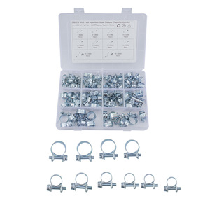 <b>Mini</b> Fuel Hose <b>Clamp</b> Kit 88Pcs Carbon Steel A1077 for Repair Replace - Product Image 2
