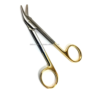 Tijeras Universales para Cortar Alambre, con Anillos de Carburo de Tungsteno TC Chapados en Oro, Cuchillas Anguladas, Instrumentos Quirúrgicos, Proveedor Mayorista - Product Image 2